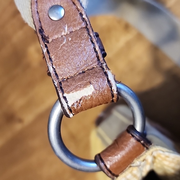 FOSSIL VINTAGE CANVAS MESSENGER BAG - Picture 15 of 16